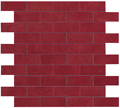 Керамогранит Мозаика BOOST RED MINIBRICK,  8.5мм, 30.5x30.5 (9BMQ) / коллекция BOOST / производитель Atlas Concorde Italy / страна Италия