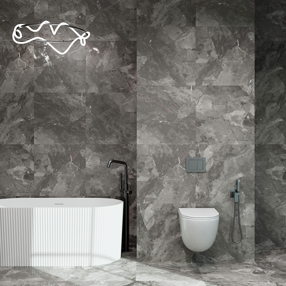 Керамогранит BISMANTO GREY / коллекция arcadiaceramica / производитель Arcadia Ceramica / страна Индия