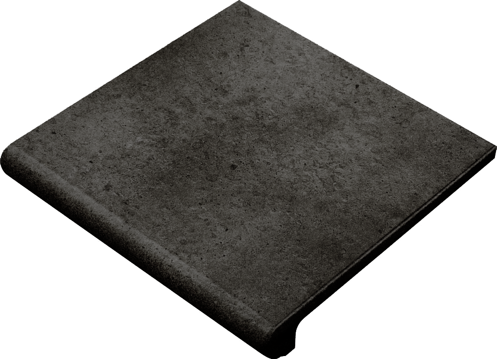 Керамогранит Ступень фронтальная Orion Rounded Stair-tread Antracita 33*33 / коллекция ORION Gres de Aragon / производитель Gres de Aragon / страна Испания