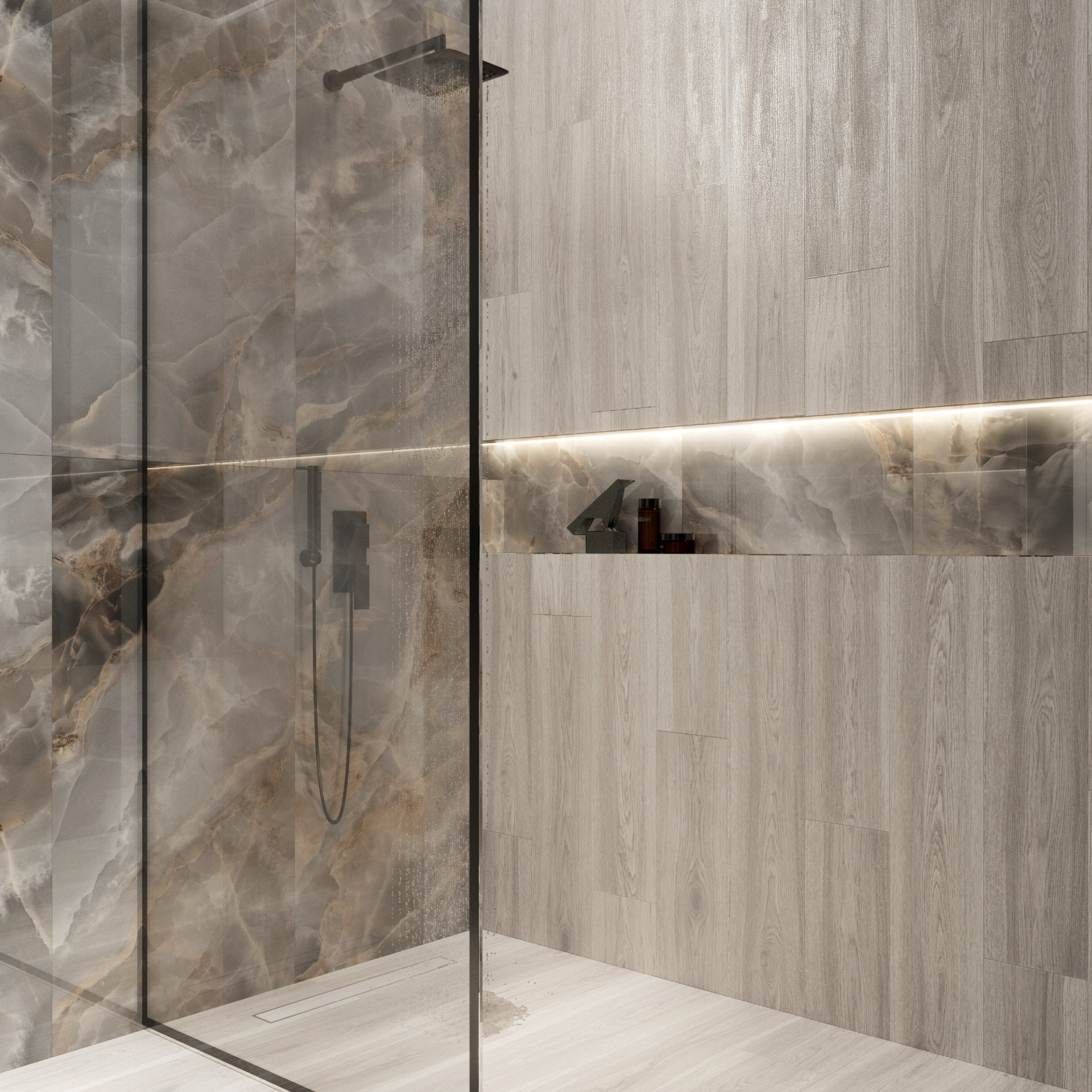 Керамогранит MORDIC WOOD GREY / коллекция arcadiaceramica / производитель Creanza / страна Индия