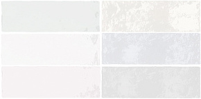 25864 Плитка LA RIVIERA MELANGE 6,5x20 см (МИКС 6 ЦВЕТОВ blanc,gris nuage,wheat,vert,lavanda blue,rose)
