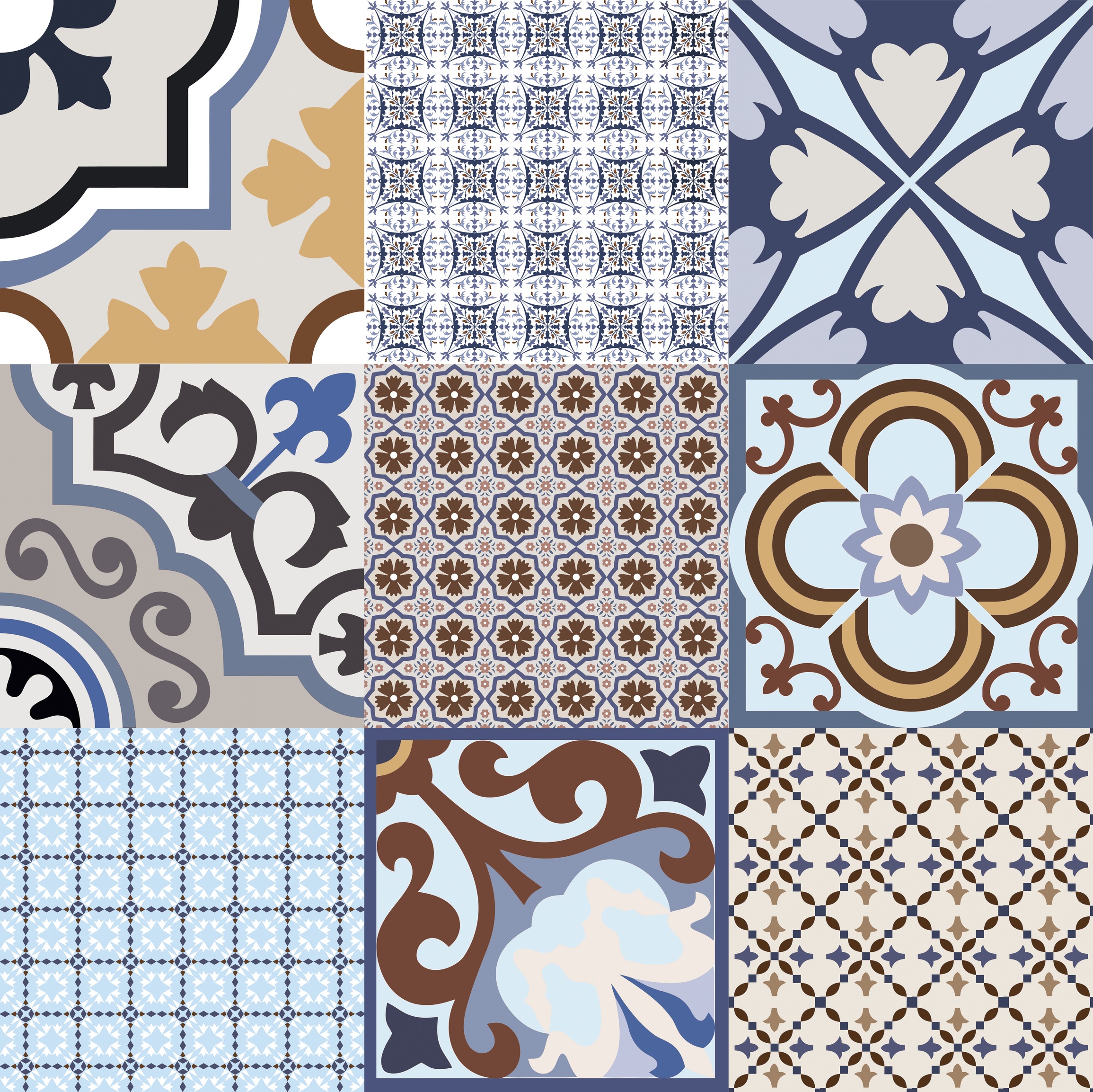 Керамогранит Керамогранит LOGOS Azul Satin 58x58 / коллекция LOGOS El Molino / производитель El Molino / страна Испания