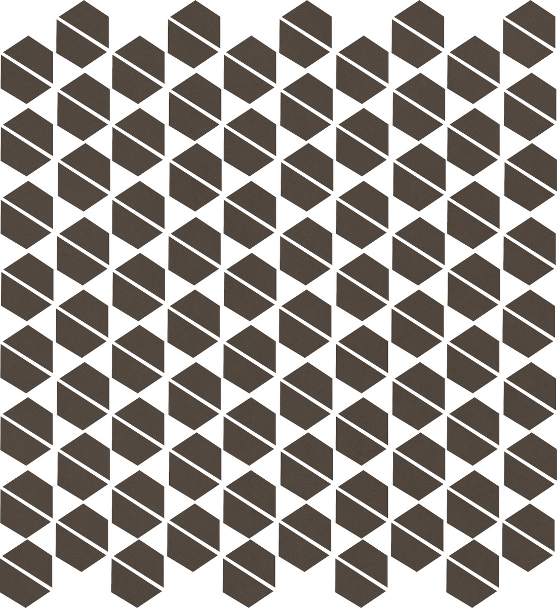 Керамическая плитка Керамогранит Cava Brown Mosaic. B. 27.5x29.6 / коллекция CAVA / производитель Living Ceramics / страна Испания