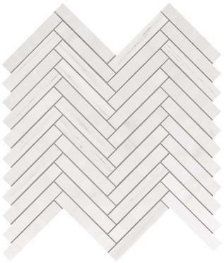 Мозаика 9SHD Мозаика MARVEL STONE BIANCO DOLOMITE HERRINGBONE WALL 30,5х30 см / коллекция MARVEL STONE / производитель Atlas Concorde Italy / страна 