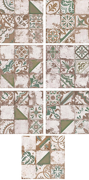 Керамогранит Memory Verde 58x58 / коллекция Memory / производитель El Molino / страна Испания