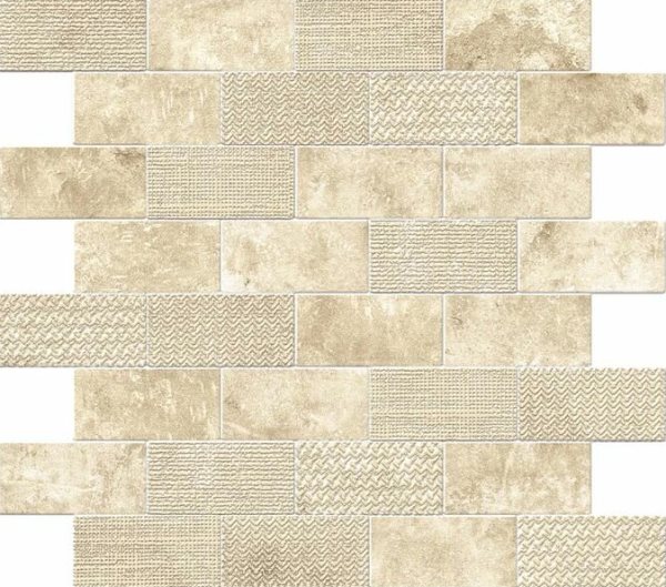 Мозаика 9AKB Мозаика AIX BLANC MINIBRICK TUMBLED 30,5x30,5 см / коллекция AIX / производитель Atlas Concorde Italy / страна Италия