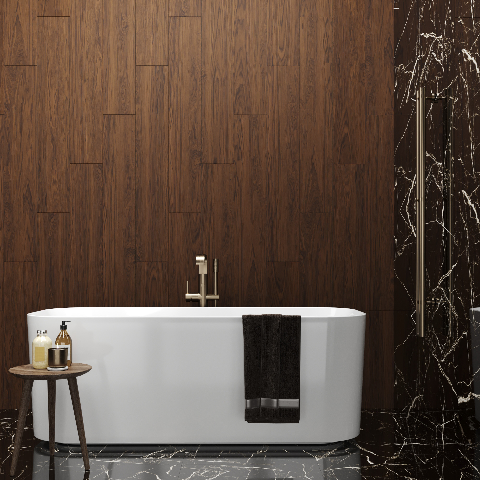 Керамогранит CRISSEL WOOD WENGE / коллекция arcadiaceramica / производитель Creanza / страна Индия