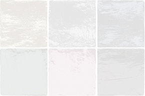 25863 Плитка LA RIVIERA MELANGE 13,2x13,2 см (МИКС 6 ЦВЕТОВ blanc,gris nuage,wheat,vert,lavanda blue,rose)