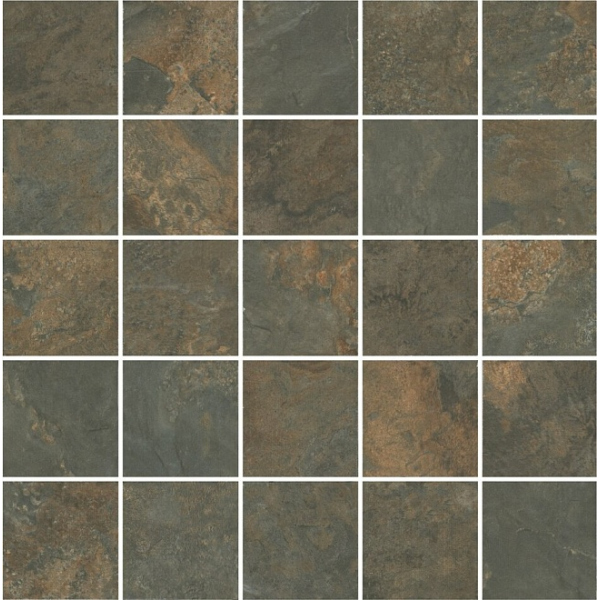 Керамогранит MM12132 декор Рамбла коричневый мозаичный 25x25 (8шт) / коллекция Рамбла 25х75 / производитель Kerama Marazzi / страна Россия