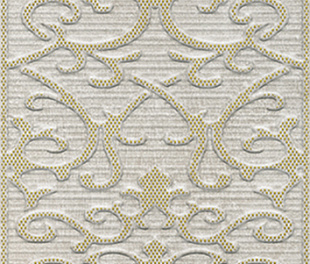 Deja Vu Gold White Декор Damask (K941991) 30x60