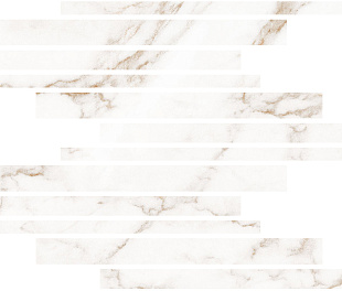 Керамогранит Blanc Statuario Gold Mureto Mosaic 30x45