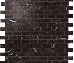 AS35 Мозаика MARVEL STONE NERO M MOSAICO BURATTATO LAP 29,8X29,8 см