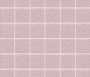 Керамическая плитка для стен Kerama Marazzi Ла-Виллет 30.1x30.1 розовый (21027)