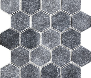 Мозаика Hexagon VBs Tumbled 64X74 (305X305X8), натур. мрамор