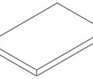 620070802271 Ступень угловая левая RINASCENTE PEARL SCAL. ANG. SX 33x60 см