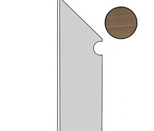 AV8E Спецэлемент ETIC PRO NOCE HICKORY BATTISCOPA SAG SX 7,2x30 см
