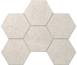 Мозаика LA02 Hexagon 25x28,5 лаппатир.(10 мм)
