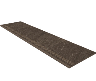 Плитка из керамогранита Estima Gabbro 30х120 коричневый (Steptrade/GB04_NS/30x120x10)