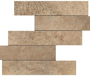 A0UF Мозаика AIX BEIGE BRICK TUMBLED 37x37 см