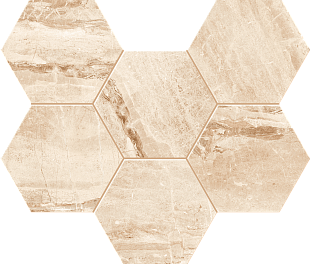 Мозаика GLv2 Hexagon 25x28,5 сатин.