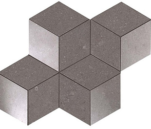 AUN5 Мозаика напольная KONE GREY MOSAICO ESAGONO 30x35 см