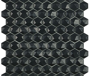 Мозаика Hex Matt Черный   903D (на сетке) (0,087м2)