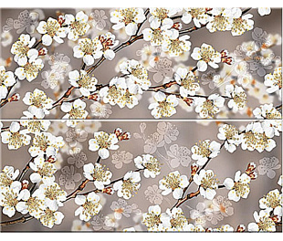 Панно из 2 частей AMATI SAKURA 40,2x50,5 (6 комплектов)