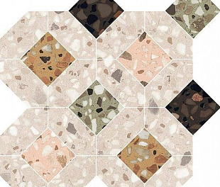 4101285 Мозаика CHICCO QUADRA MOSAIC LIGHT 33,7x33,7 см