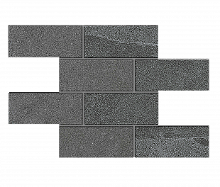 Плитка из керамогранита Estima Luna 28.6x35 серый (Mosaic/LN03_NS/TE03_NS/28.6x35/BricksBig)