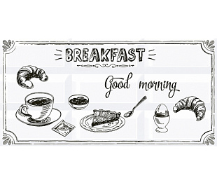 Декор ВОГ Breakfast1  20,1х40,5 (13шт)