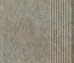 Ступень Ceramika Paradyz Eremite Taupe Stopnica Prosta Struktura Mat B1a 30x60 (1,44)