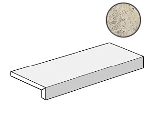 A0TR Ступень угловая AIX BLANC ELEMENTO L GRIP 75x15xH4 см
