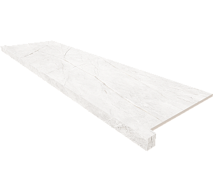 Подоконник фронтальный NL00 33х120 непол. с боковыми выступами