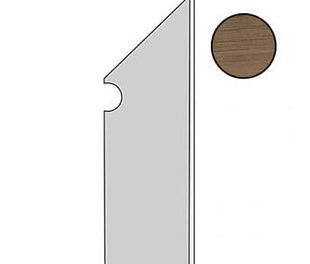AV8I Спецэлемент ETIC PRO NOCE HICKORY BATTISCOPA SAG DX 7,2x30 см