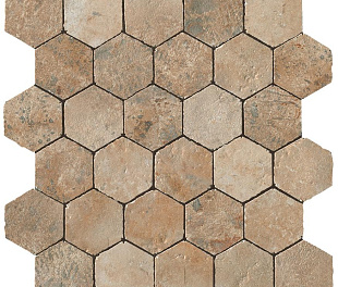 A0UB Мозаика AIX BEIGE HONEYCOMB TUMBLED 30x31 см