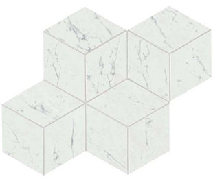 AS2J Мозаика MARVEL STONE CARRARA PURE MOSAICO ESAG LAP 30x35 см