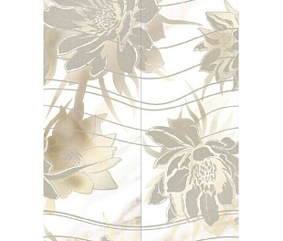 Панно 48,4*70 CALACATTA ORO FLORIS (2 шт) - 4 комл 1с