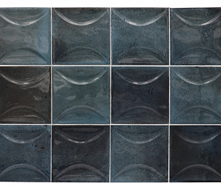 Плитка керамическая настенная 30023 HANOI ARCO Blue Night 10x10 см