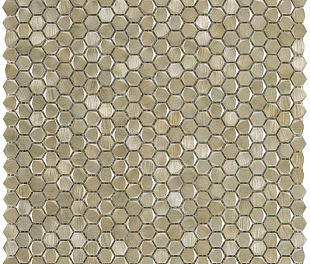 Мозаика 100240888 GRAVITY ALUMINIUM HEXAGON GOLD, 30.7X30.4 (L244008671)