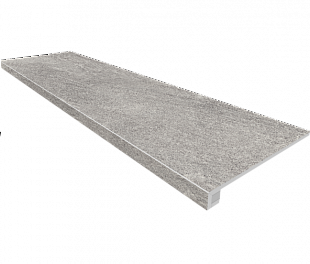 Плитка из керамогранита Estima Tramontana 33x120 серый (Set/Steptrade/TN01_NR/33x120/Riser/TN01_NR/14.5x120)