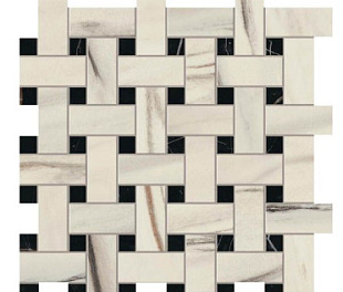 AOVJ Мозаика MARVEL DREAM BIANCO F BASKET WEAVE 30,5x30,5 см % ВЫВОД