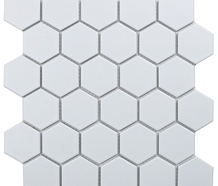 Кер. мозаика Hexagon small White Glossy (MT32000/IDL1001) 265х278х6