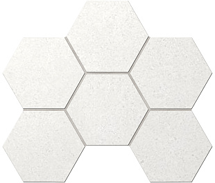 Мозаика LA00 Hexagon 25x28,5 лаппатир.(10 мм)