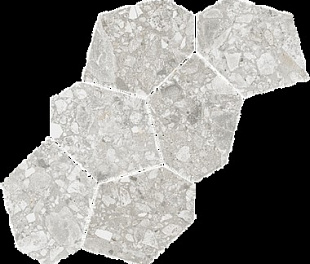 Мозаика Аймарас Грис 39,5x24,2 полуполировка (в кор. 12 шт. = 0,74м2) - Mosaico Aymaras-SPR Gris