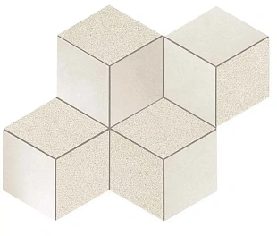 AUN1 Мозаика напольная KONE WHITE MOSAICO ESAGONO 30x35 см