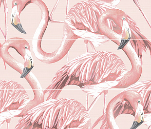Gradient панно фламинго розовый (16014) 59,4x59,8