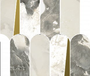 Мозаика Italon Стелларис 33х33 серый (620110000236)
