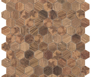 Мозаика Hex Woods 4700 (на сетке) (0,087м2)