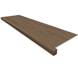 Подоконник угловой AV03 33х160 непол. с боковым выступом (левый)