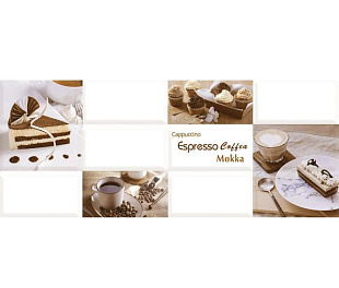 TP520FY4 Плитка настенная Тора Декор 4 20*50см 1,6м2